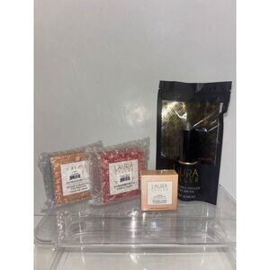 New Laura Geller‎ Foundation, Blush, Highlighter, and Kabuki Brush